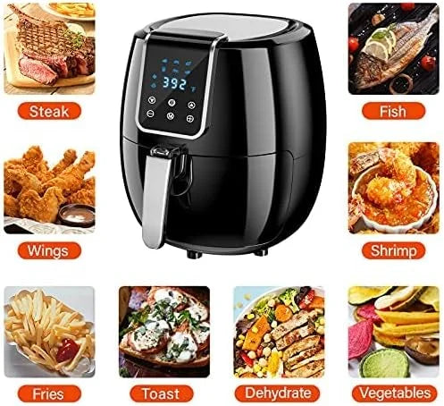 6-in-1 Smart Electric Air Fryer 7Qt A73361