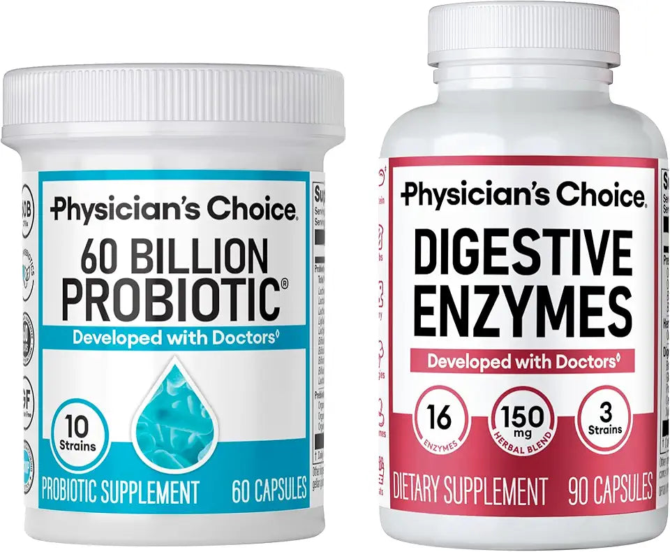 60 Billion Probiotic 60ct + Digestive Enzymes 90ct P3715
