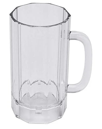Shatter-Resistant Plastic Beer Mug Set of 4 N702