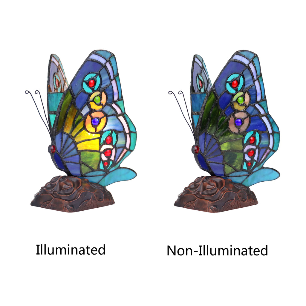 1 Light Butterfly Accent Table Lamp N346