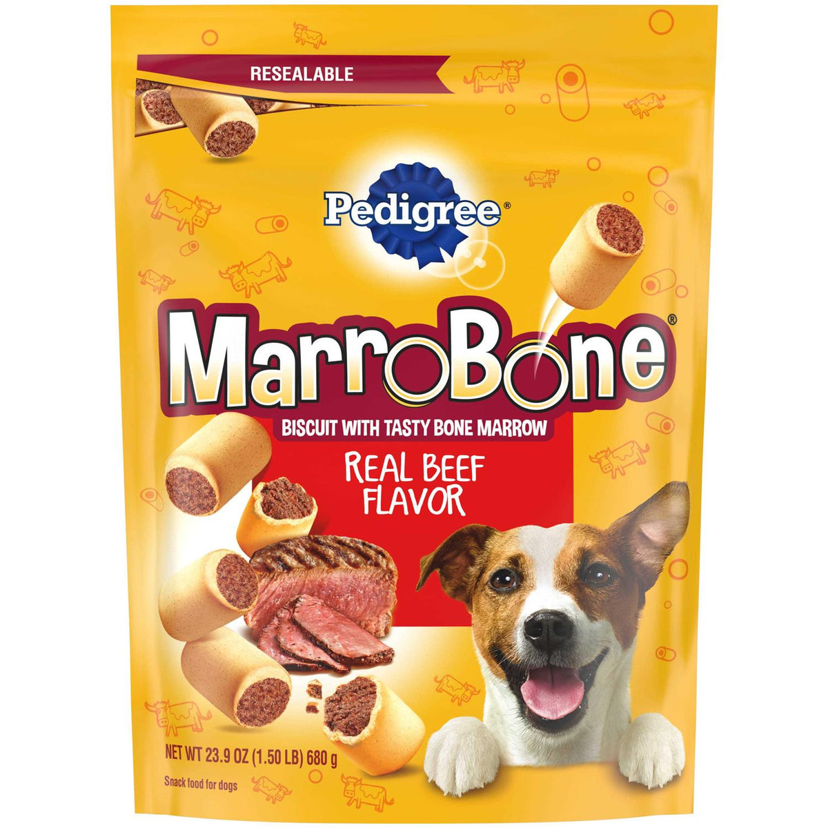 Real Beef Flavor Dog Treats T4635