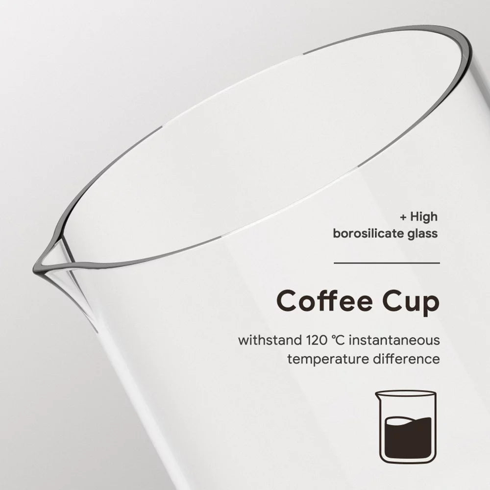300ml Borosilicate Glass Cold Brew Coffee Maker with Cleaning Brush V122631