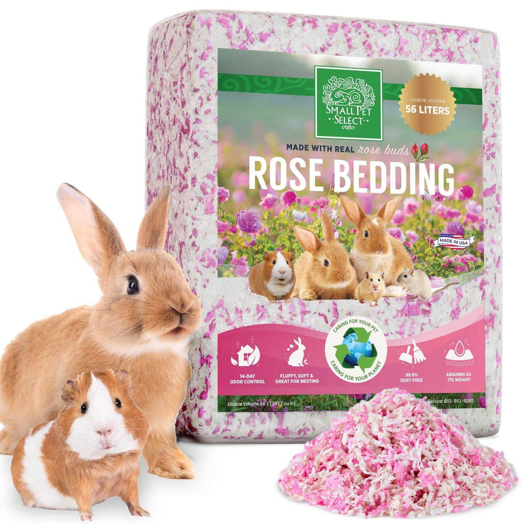 Natural Paper Bedding with Rose Petals X196