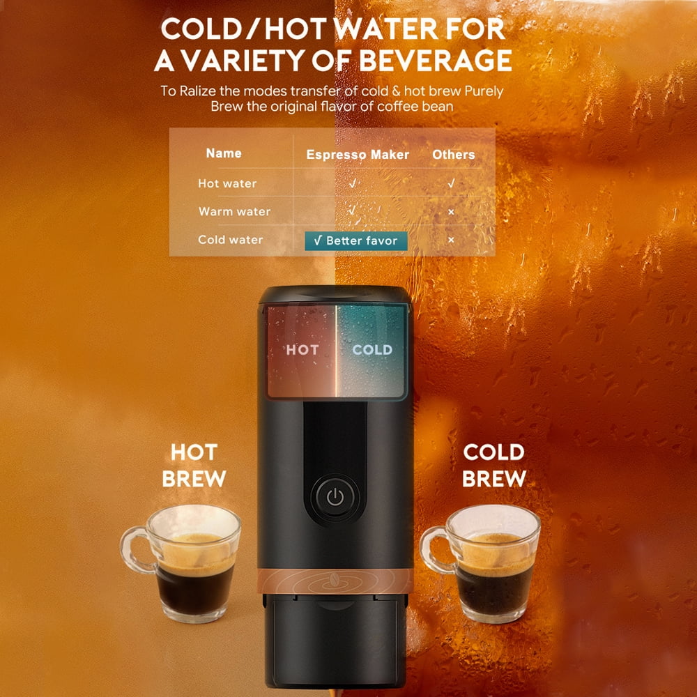 Portable 9 Bar Rechargeable Espresso Machine C364164