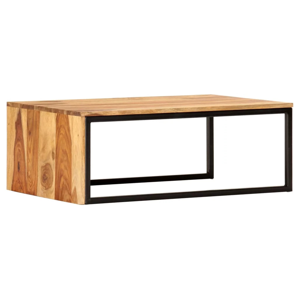 2 pcs Solid Sheesham Wood Nesting Tables J412