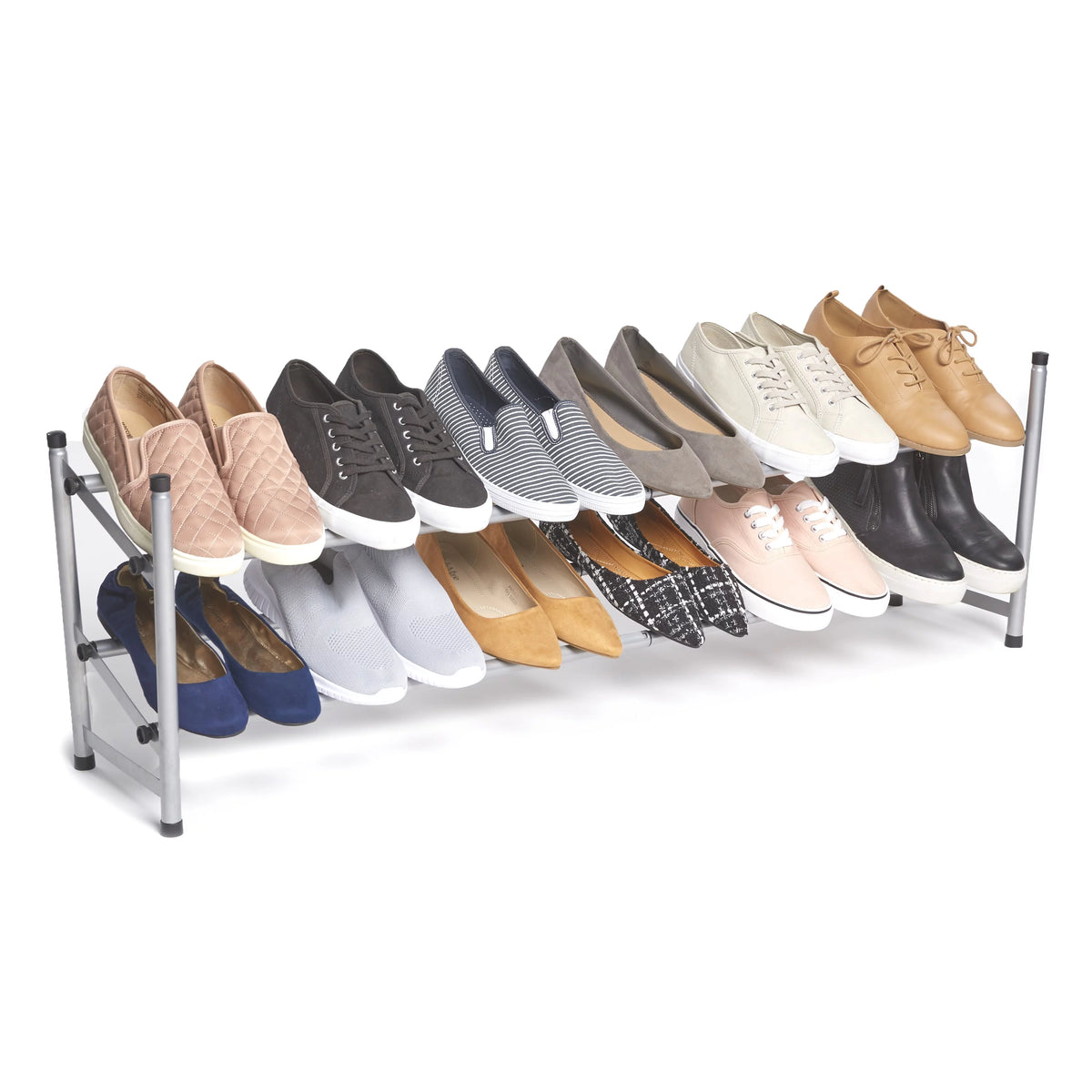 2-Tier Expandable Floor Shoe Rack L51032