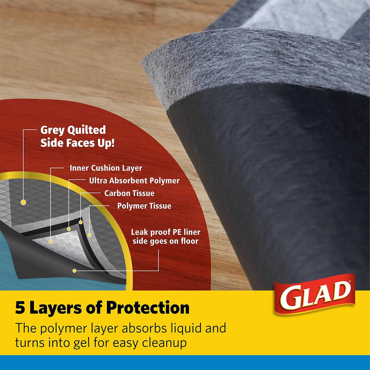 Black Charcoal Puppy Pads A544