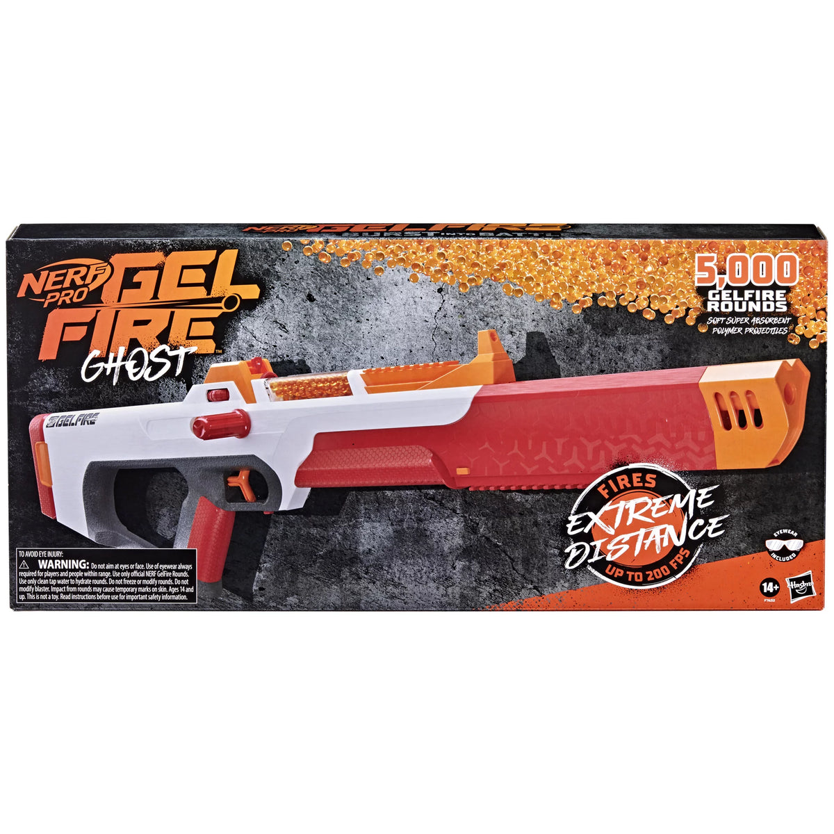 Toy Gel Blaster with 5000 Water Bead Rounds and Eyewear X72407
