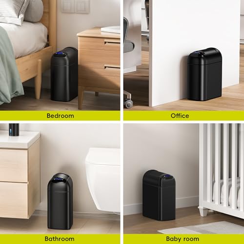 2.6 Gallon Slim Automatic Touchless Trash Can R79295