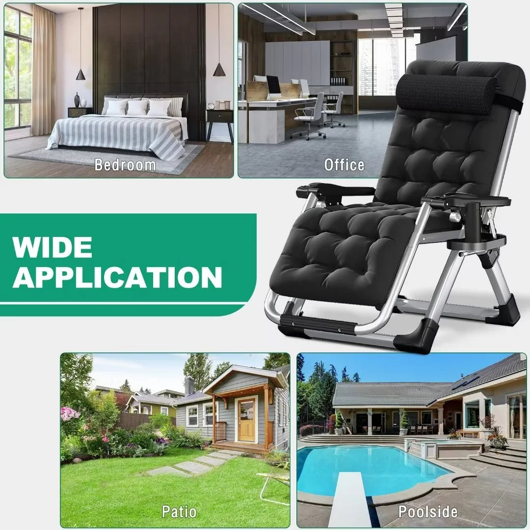 Zero Gravity Reclining Lounge Chair with Cushion & Tray X528