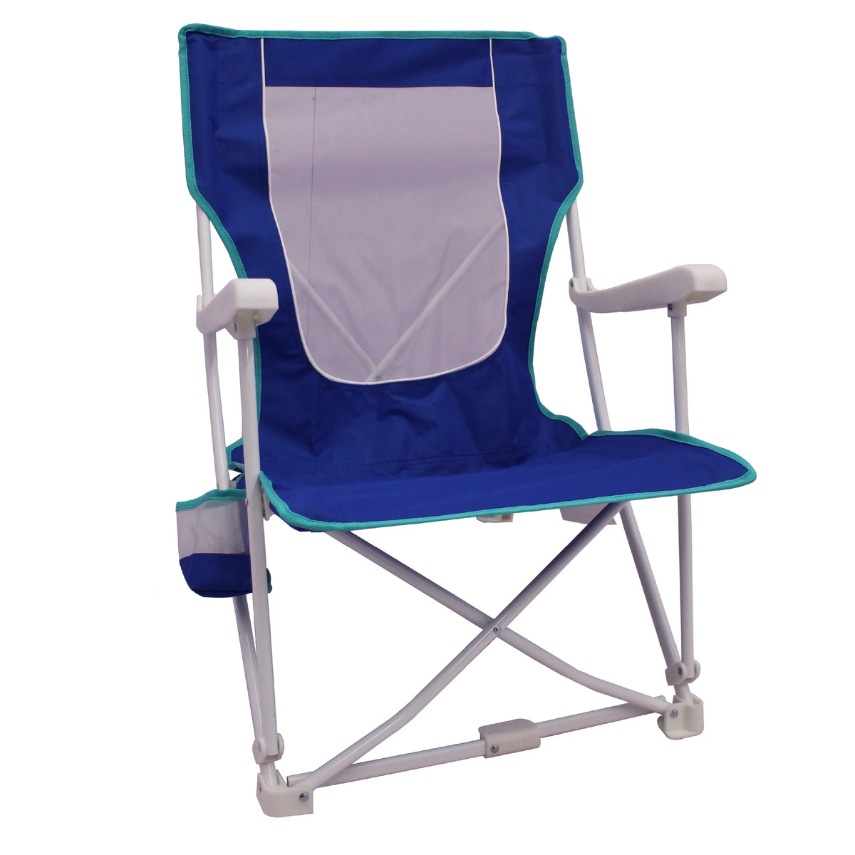 Blue Folding Beach Chair with Carry Bag Y6427
