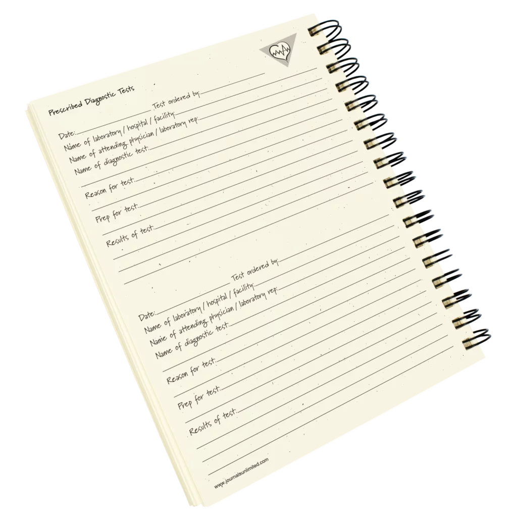 Medical Records Journal Log Book Kraft Hard Cover T214