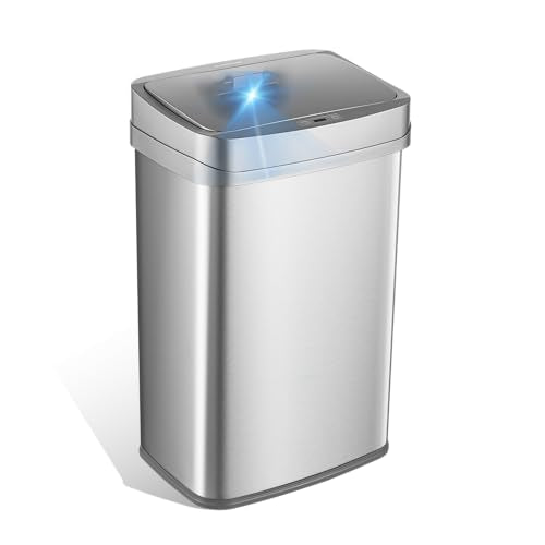 13 Gallon Odor Neutralizing Motion Sensor Trash Can H19301