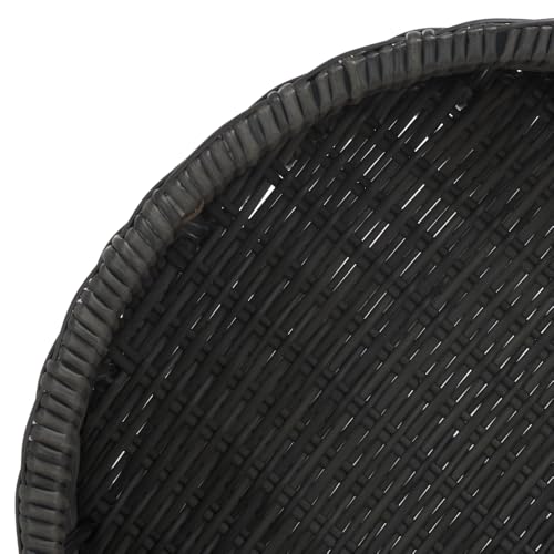 Natural Brown Faux Wicker Storage Coffee Table K623467