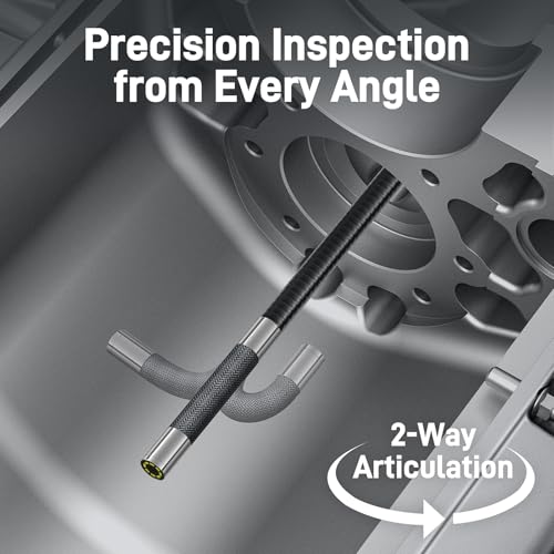 Two-Way Articulating Borescope with Light D889115