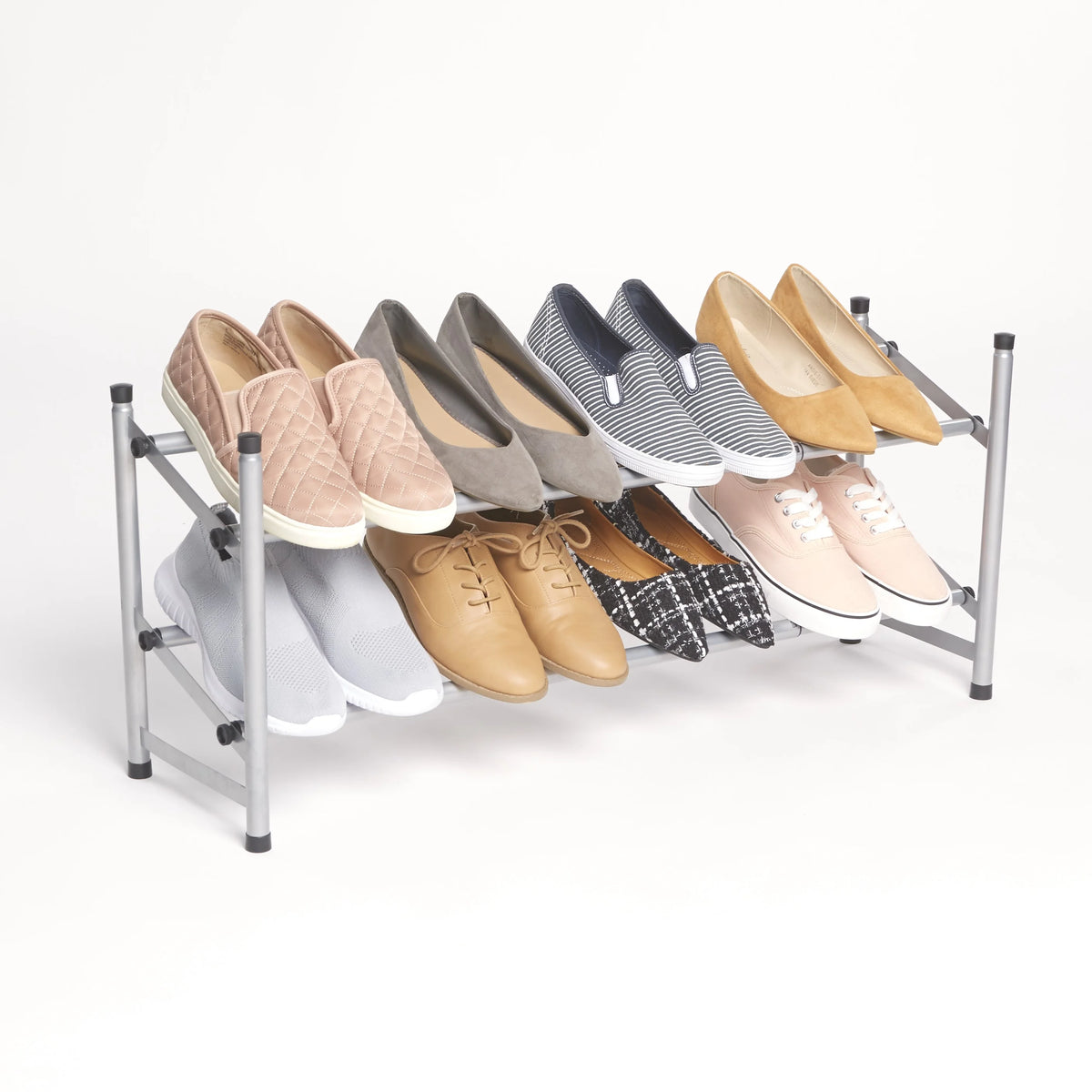 2-Tier Expandable Floor Shoe Rack L51032
