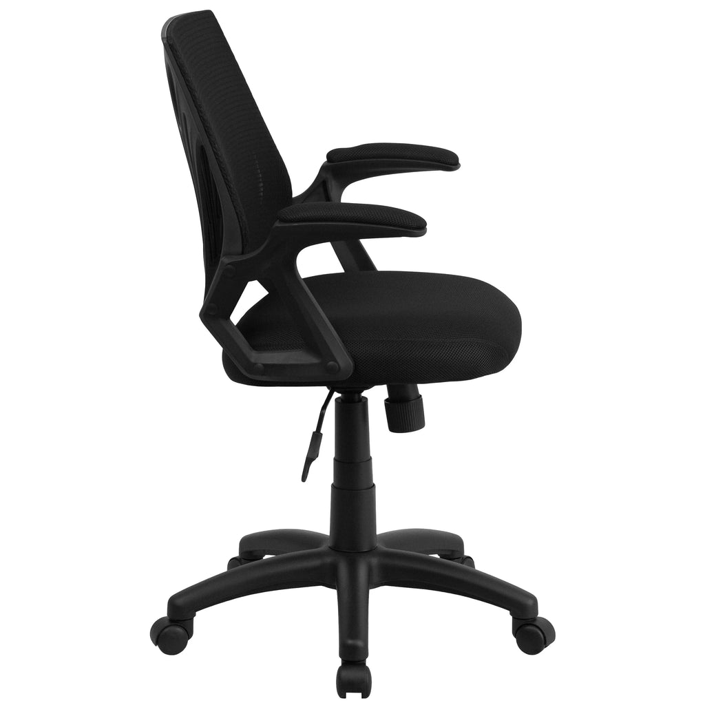 Black Swivel Adjustable Mesh Office Chair F383164