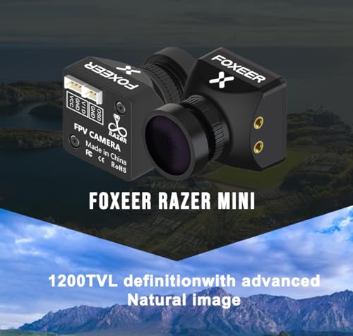 FPV Camera 1/3 CMOS 5MP 2.1mm Lens 1200TVL Switchable I218796