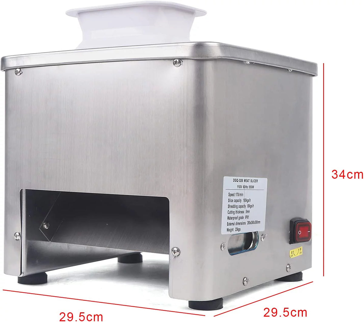 Electric Meat Cutting Machine with Stainless Steel Blade M491616