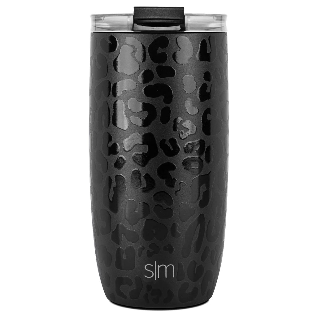 Stainless Steel Vacuum Insulated Tumbler with Flip Lid and Straws 16 fl oz Y1032