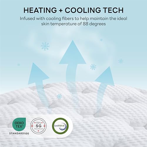 12 Inch Full Size Gel Memory Foam Hybrid Mattress N7854