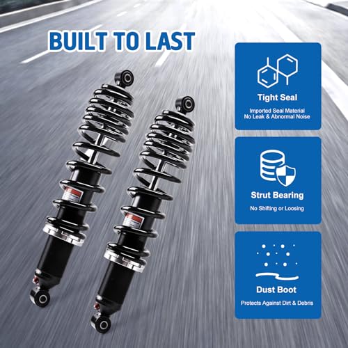 ATV Rear Shocks Absorber Monotube Shocks Set 2pcs T6280