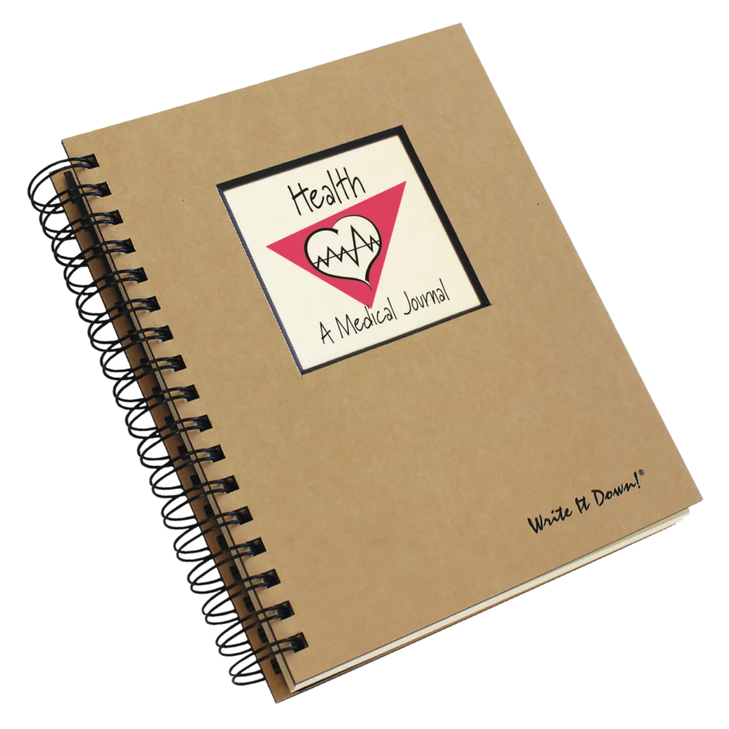 Medical Records Journal Log Book Kraft Hard Cover T214
