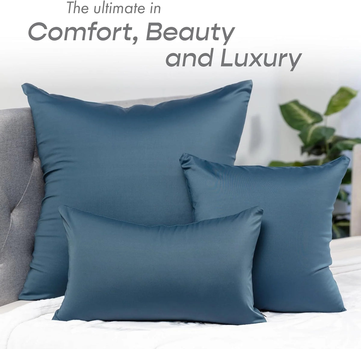 20X20 Throw Pillowcase 85/15 Nylon Spandex Dark Slate Grey K4607