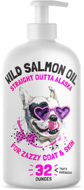 Wild Alaskan Salmon Oil for Dogs & Cats 32 oz B3185