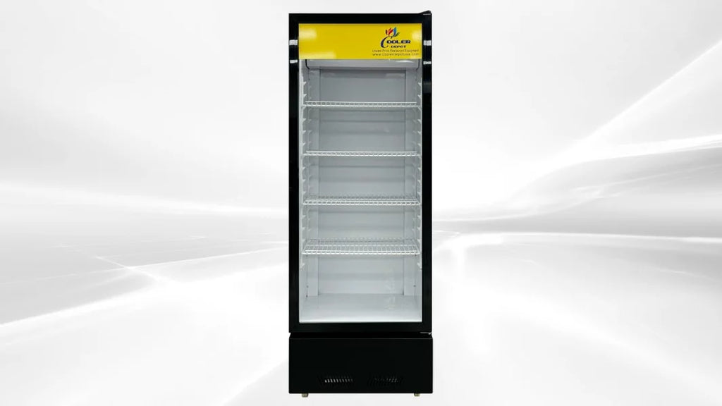 Black 9.2 cu.ft Glass Door Refrigerator J564
