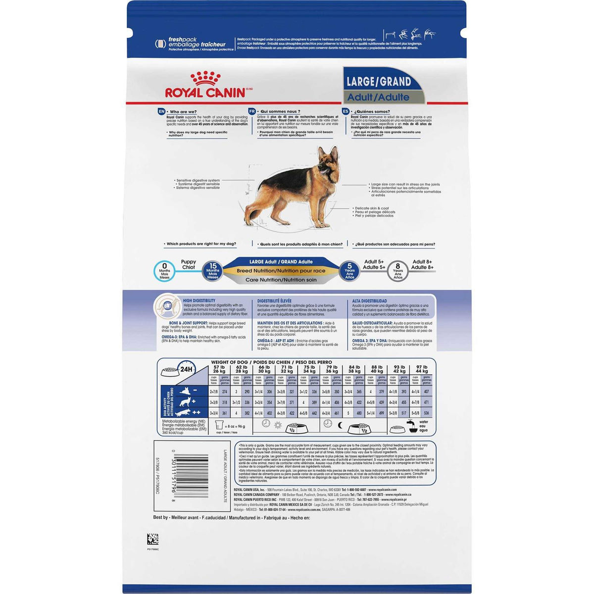 Large Breed Adult Dog Dry Food M537