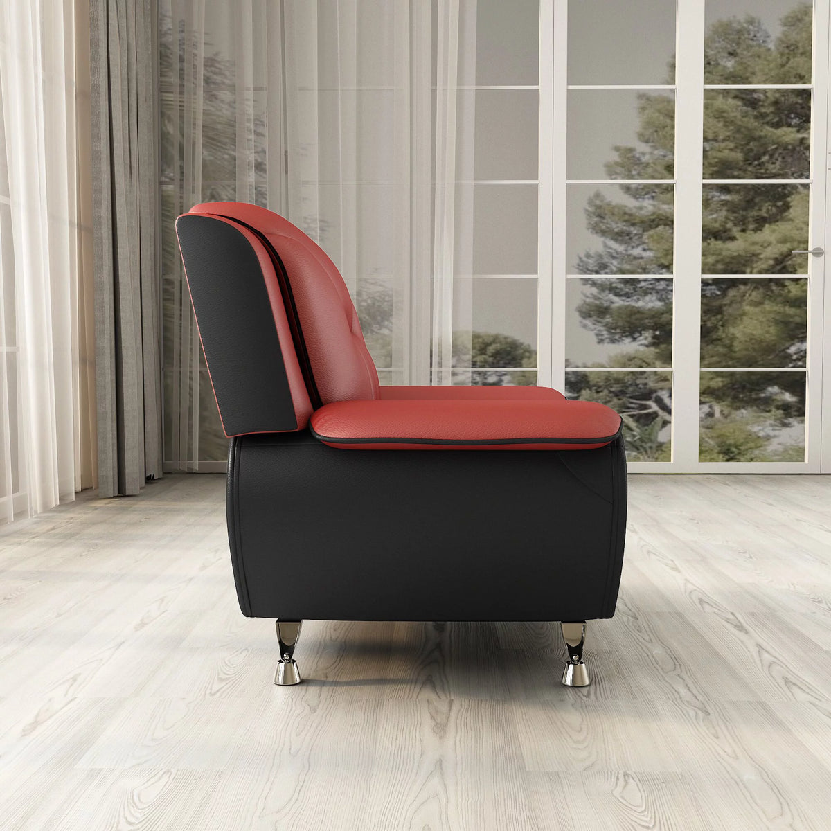 Faux Leather Club Chair F72304