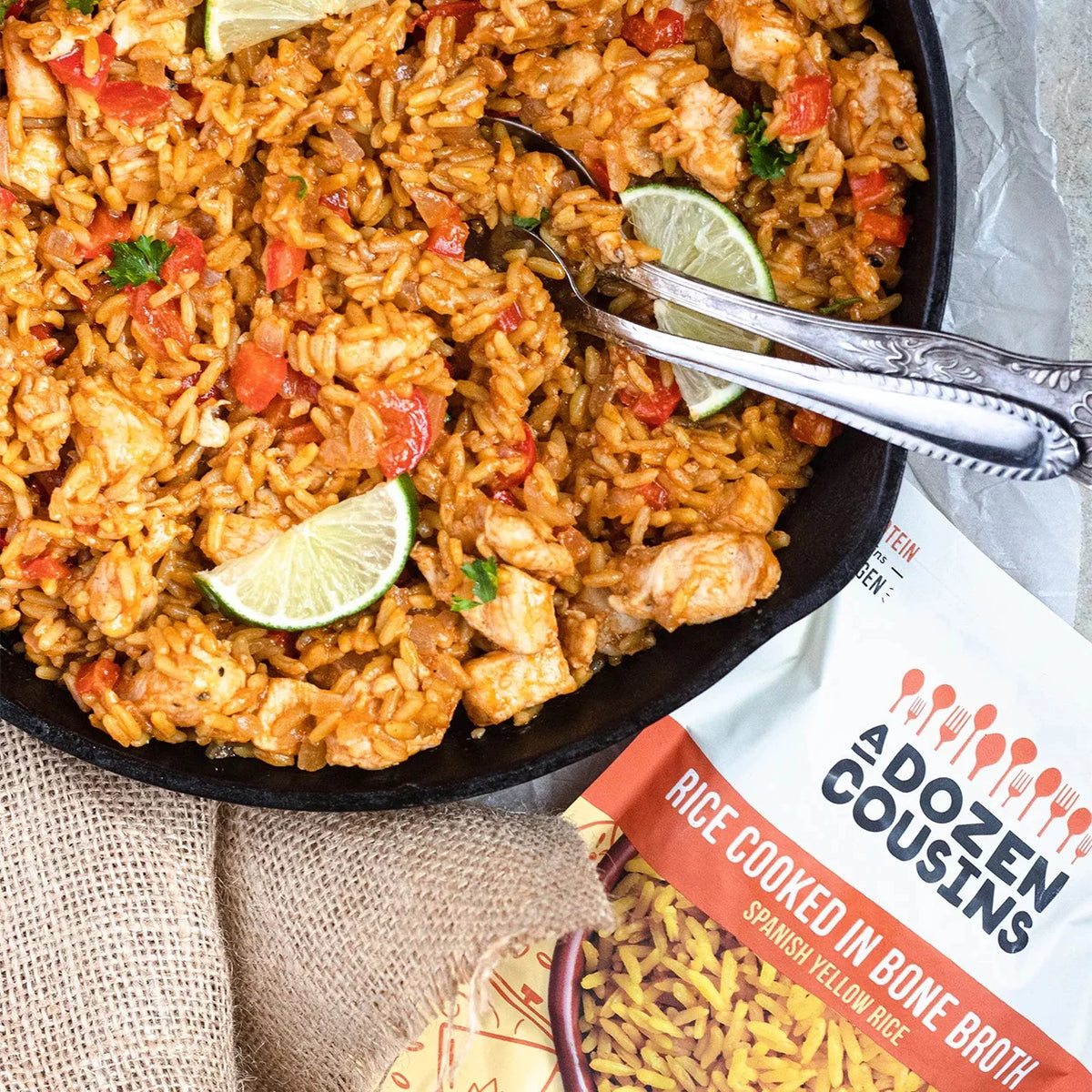 Yellow Spanish Rice 8 oz Pouch 6 Pack J453