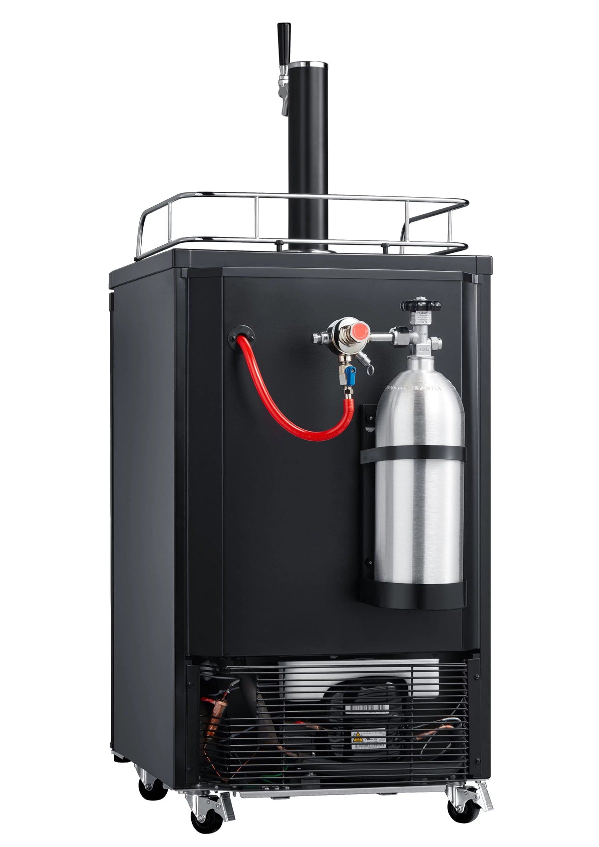 Black Single Tap Kegerator T659564