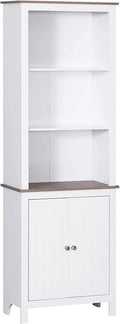 White 3-Tier Double Door Storage Cabinet Y9090