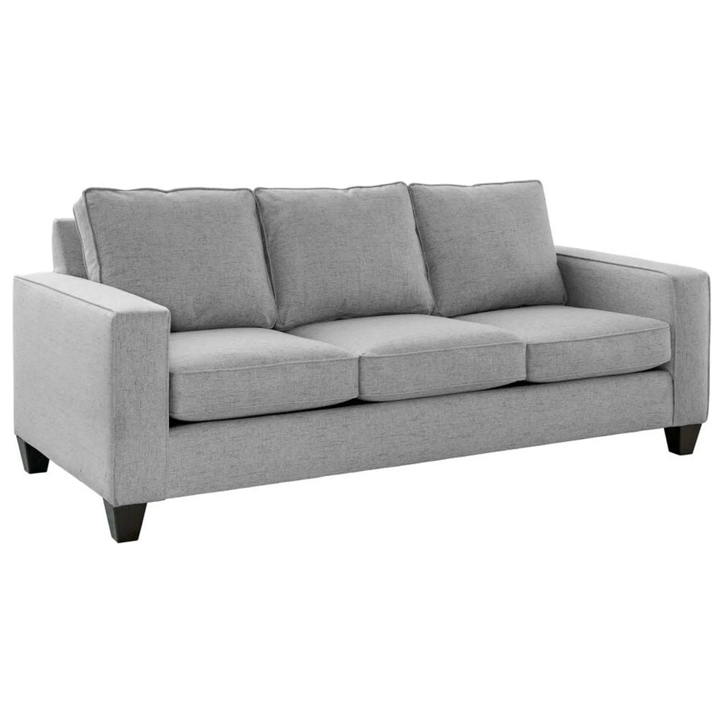 Gray Wood & Fabric Sofa and Loveseat Set of 2 F829