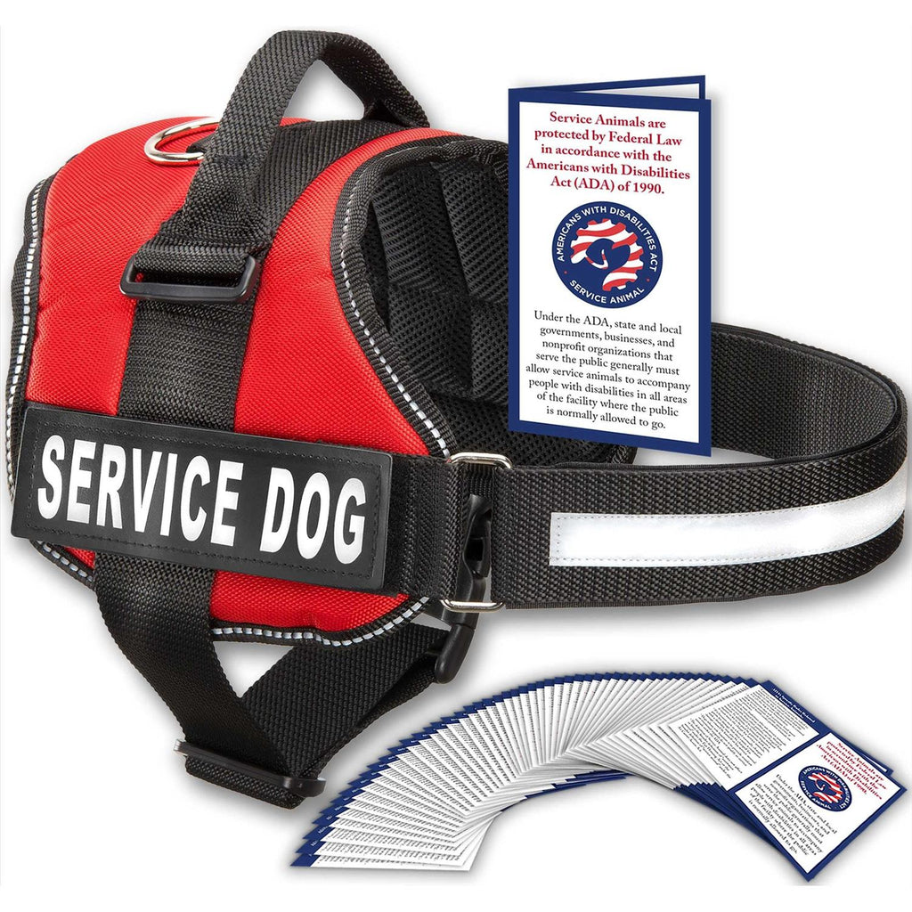 Service Dog Vest with Hook and Loop Straps and Handle Q48990