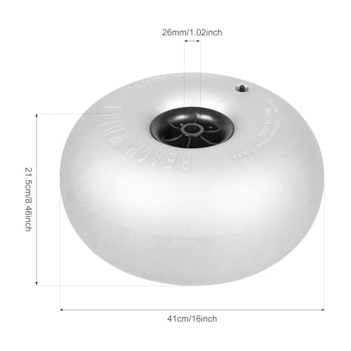 9" 10" 16" Inflatable Replacement Wheels 2-Pack with PE Hub A993635