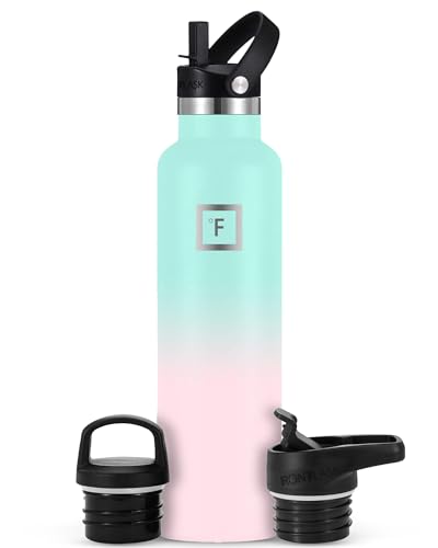 24 Oz Leak Proof Vacuum Insulated Stainless Steel Water Bottle F50651