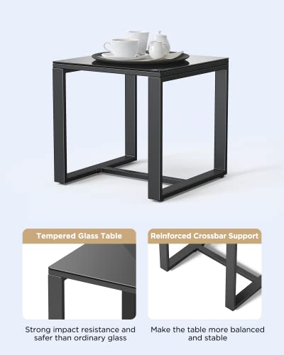3 Pieces Patio Furniture Set with Coffee Table L828576