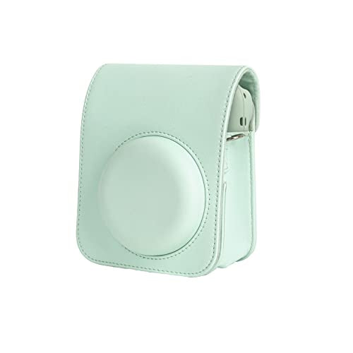 Instant Film Camera Pastel Blue with Twin Pack Instant Film 20 Prints and Case O6965