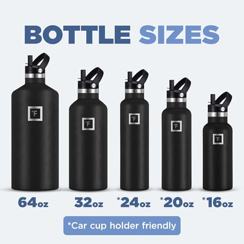 24 Oz Leak Proof Vacuum Insulated Stainless Steel Water Bottle F50651