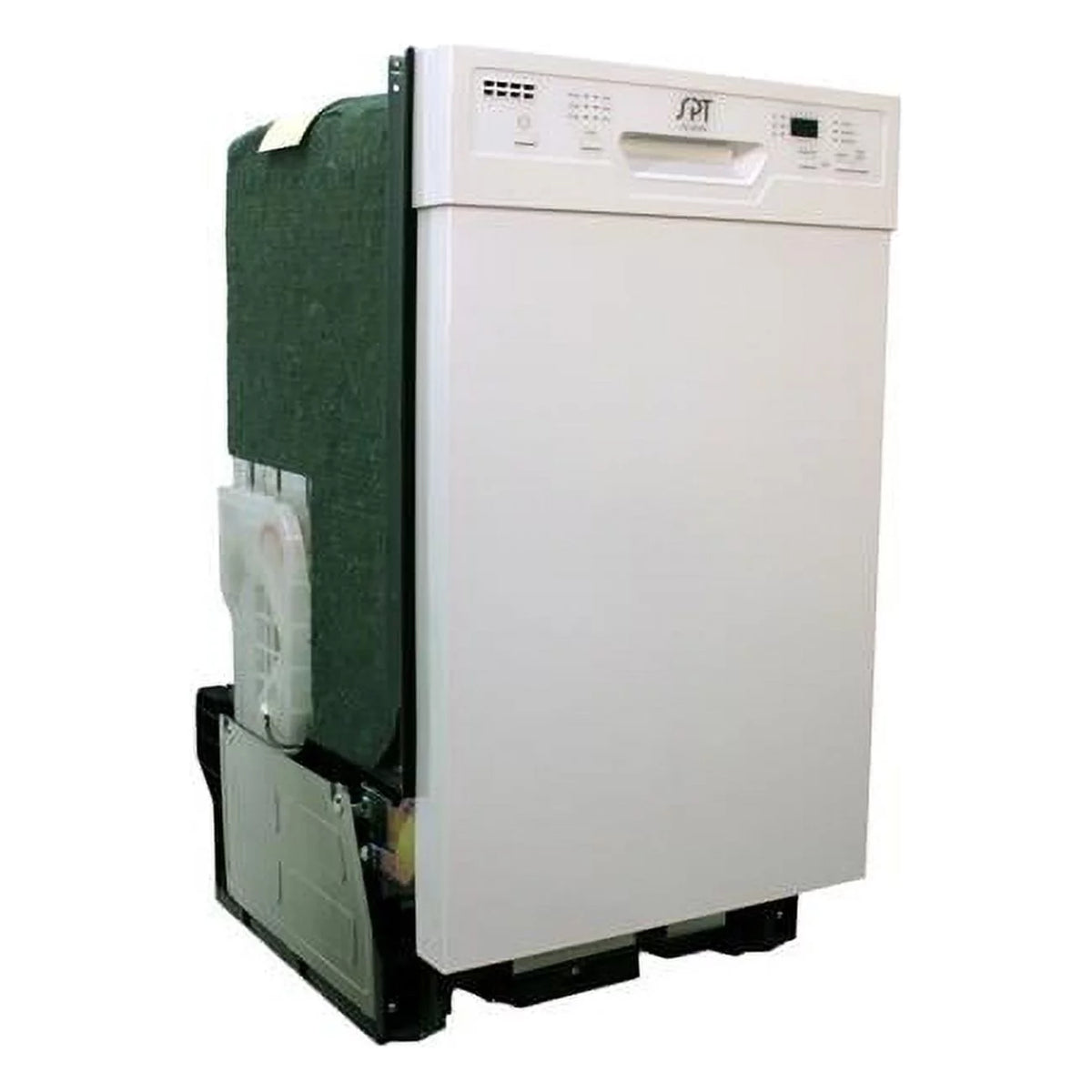 18 in. Built-In Dishwasher with Heated Drying, White A326062