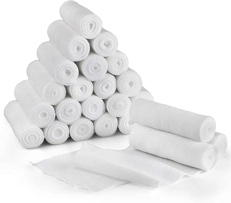 Elastic Bandage 10 cm X 3 mtr Pack of 10 Pcs D44764
