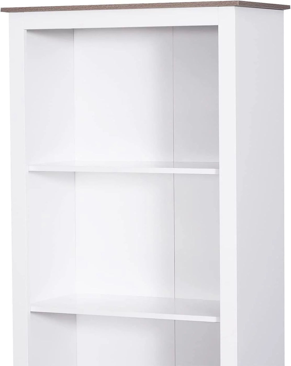 White 3-Tier Double Door Storage Cabinet Y9090