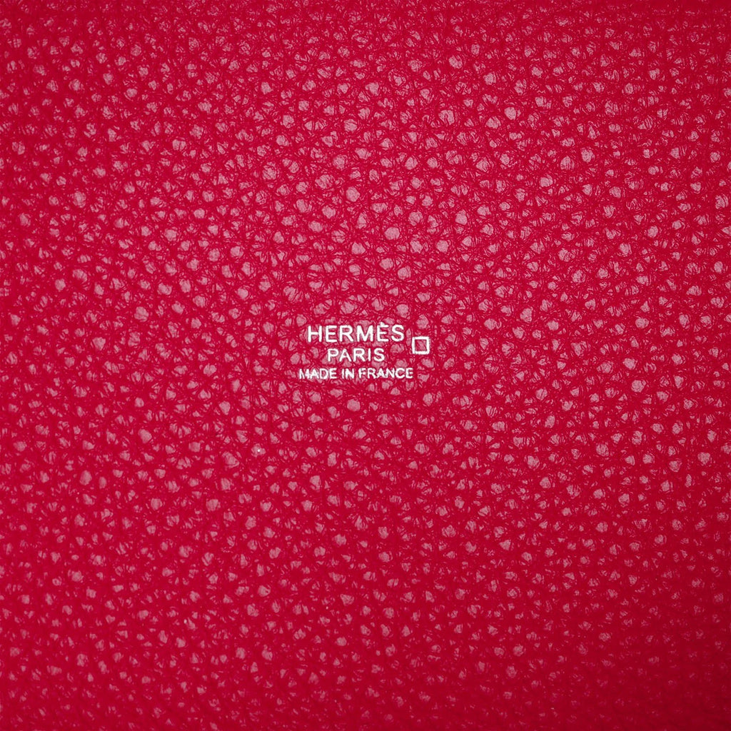 Framboise Clemence and Matte Alligator Touch 18 Picotin Lock T52497