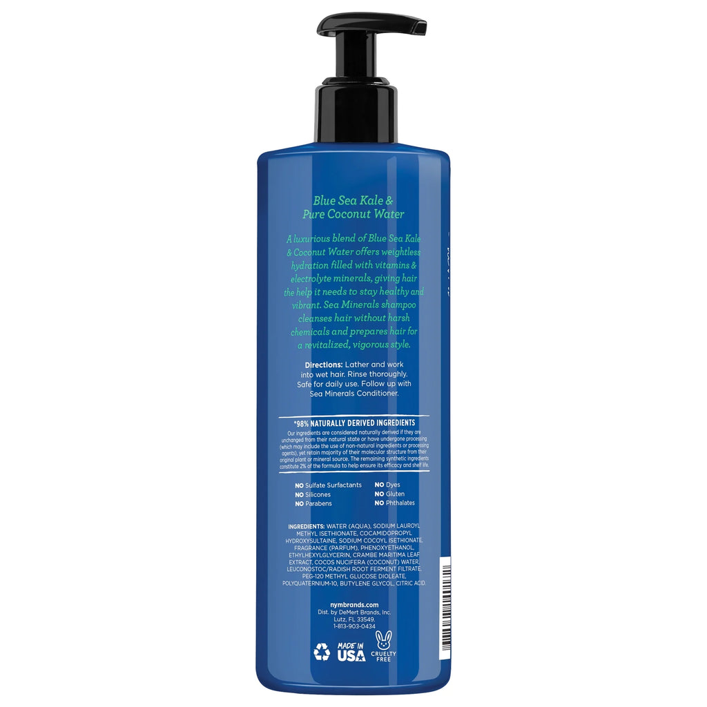 Blue Sea Kale & Pure Coconut Water Sea Minerals Shampoo, 16oz S5509