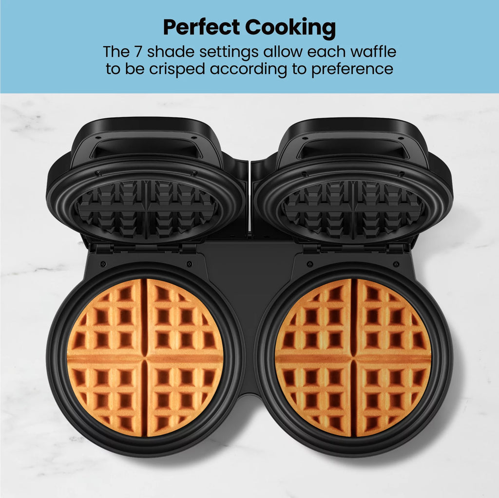 Double Waffle Maker Non Stick Stainless Steel Q58561