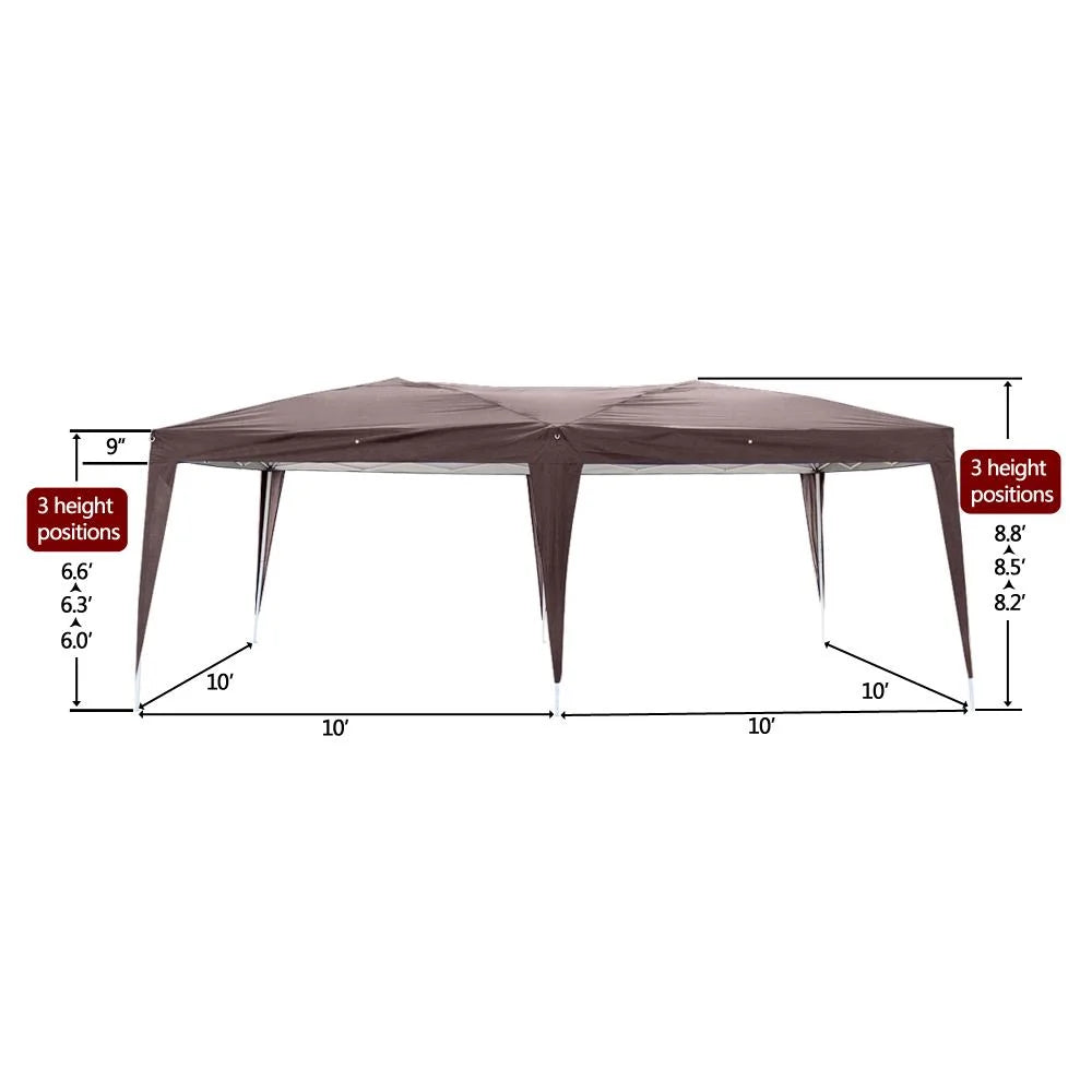 10'x 20' Pop up Canopy with 4 Side Walls P950