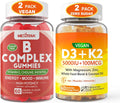 Vitamin B Complex Gummies + Vegan Vitamin D3 5000IU K2 Gummies B273994